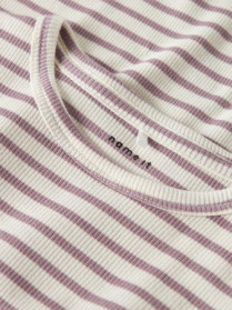 NAME IT Basis Rib Bluse Bani Elderberry